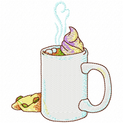 Foods And Sweets Embroidery Design 4